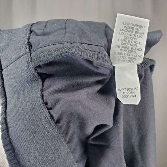 J Jill Pants Women 26W Black Crushed Corduroy Pull-on Straight - Picture 11 of 11